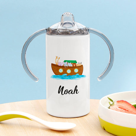 Personalised Noah’s Ark Kids Sippy Cup: 1 - Kids Bottles By Gift Moments