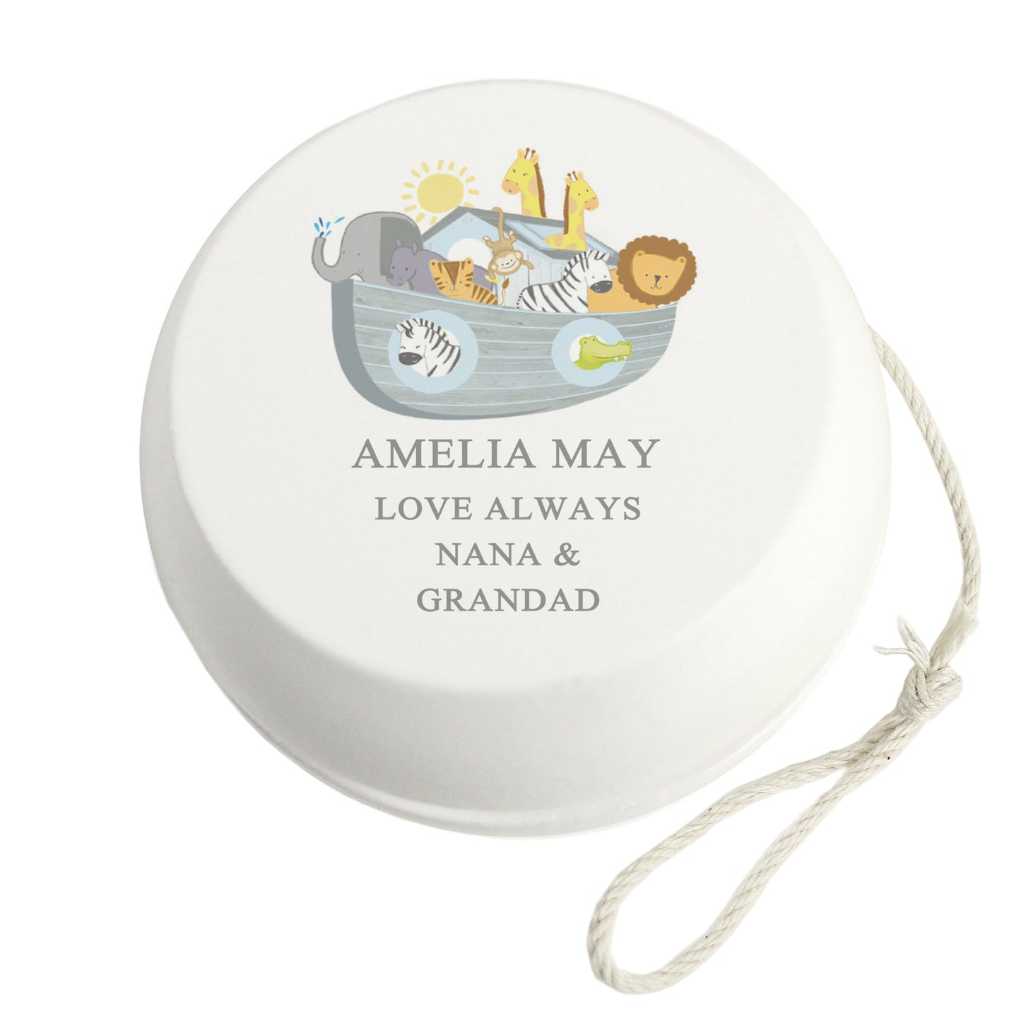 Personalised Noahs Ark Wooden Yoyo: 5 - Toys By Gift Moments