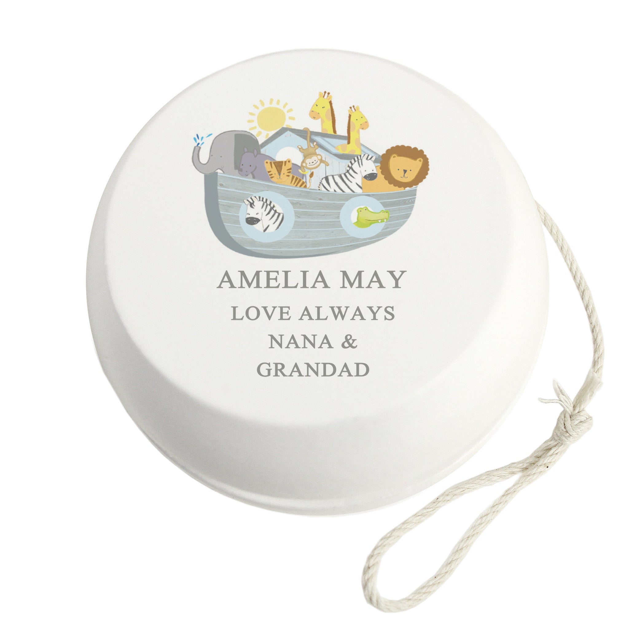 Personalised Noahs Ark Wooden Yoyo: 5 - Toys By Gift Moments