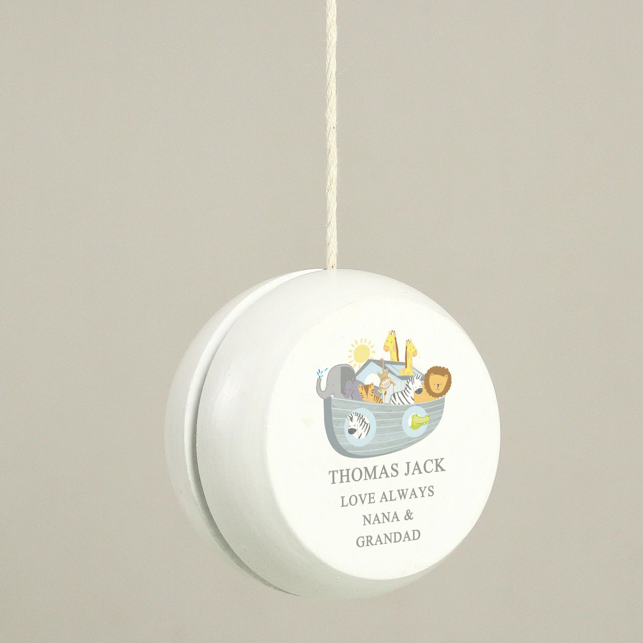Personalised Noahs Ark Wooden Yoyo: 3 - Toys By Gift Moments