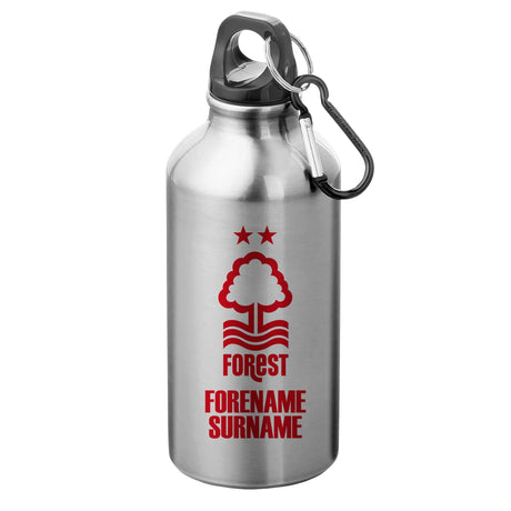 Personalised Nottingham Forest Crest Water Bottle: 1 - Water Bottles By Nottingham Forest