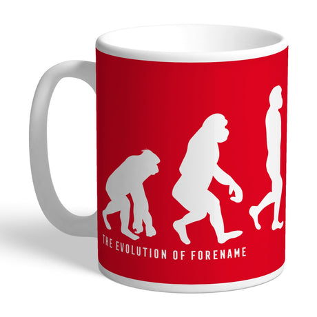 Personalised Nottingham Forest FC Evolution Mug: 1 - Mugs By Nottingham Forest
