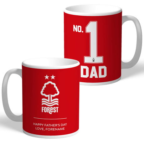 Personalised Nottingham Forest FC Father’s Day Mug: 1 - Mugs By Nottingham Forest