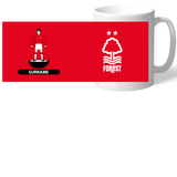 Personalised Nottingham Forest FC Player Figure Mug: 2 - Mugs By Nottingham Forest