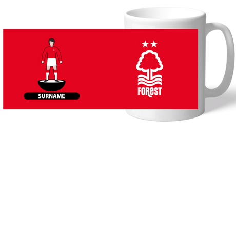 Personalised Nottingham Forest FC Player Figure Mug: 2 - Mugs By Nottingham Forest