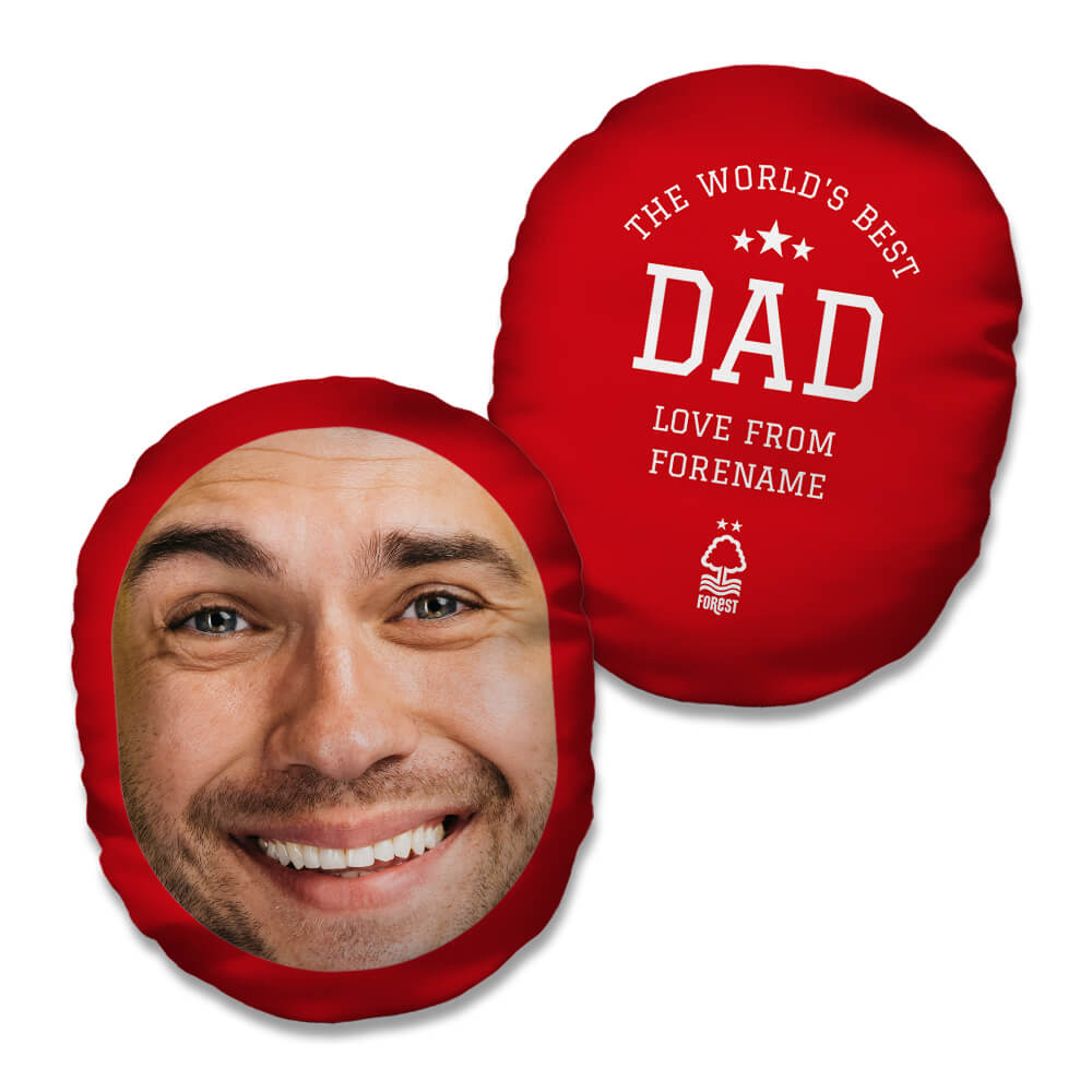 Personalised Nottingham Forest FC World’s Best Dad Mush Cush: 1 - Cushions By Nottingham Forest