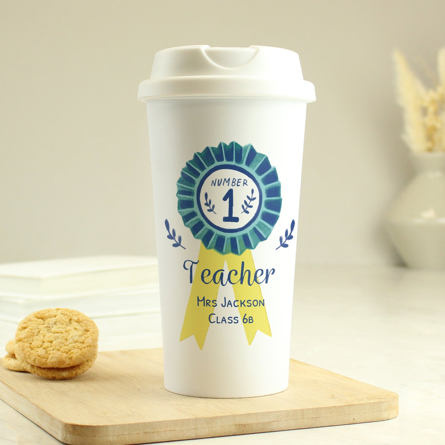 Personalised Number 1 Travel Mug: 3 - Travel Mugs By Gift Moments