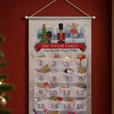 Personalised Nutcracker Advent Calendar In Silver Grey: 4 - Advent Calendars By Gift Moments