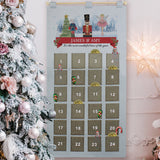 Personalised Nutcracker Advent Calendar In Silver Grey: 3 - Advent Calendars By Gift Moments