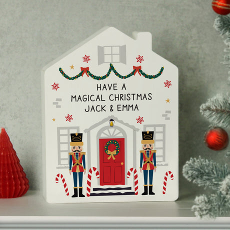 Personalised Nutcracker Christmas House Ornament - Shop Christmas Decorations At Gift Moments - 3