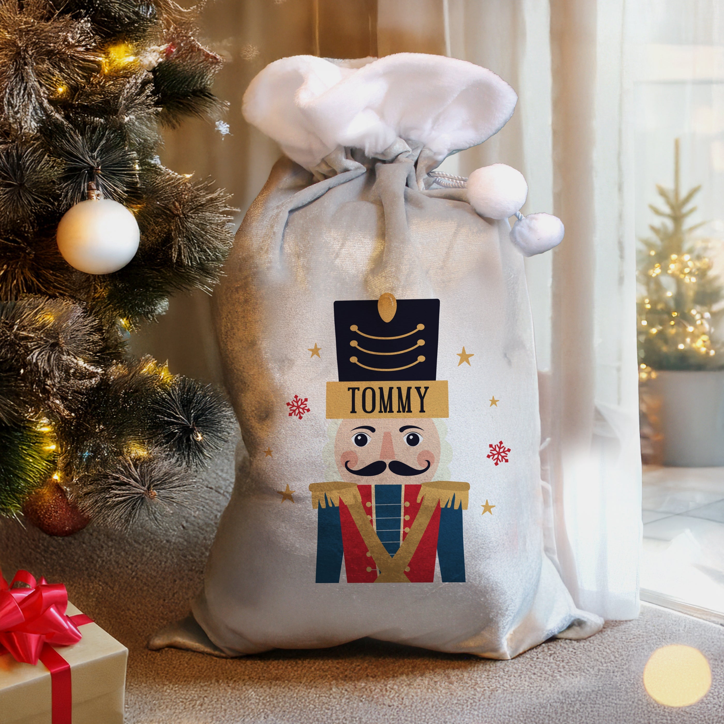 Personalised Nutcracker Christmas Sack - Shop Christmas Sacks At Gift Moments - 2