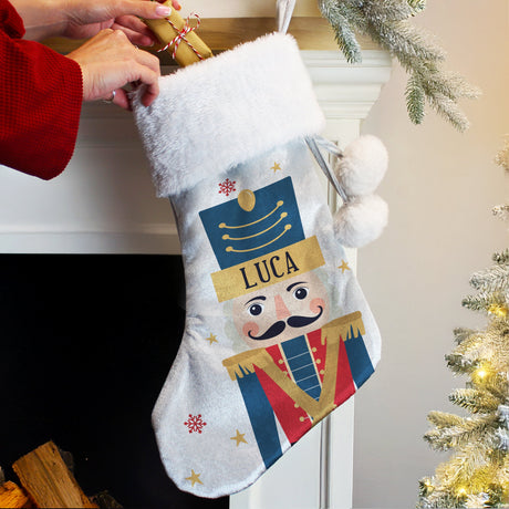 Personalised Nutcracker Christmas Stocking: 2 - Christmas Stockings By Gift Moments