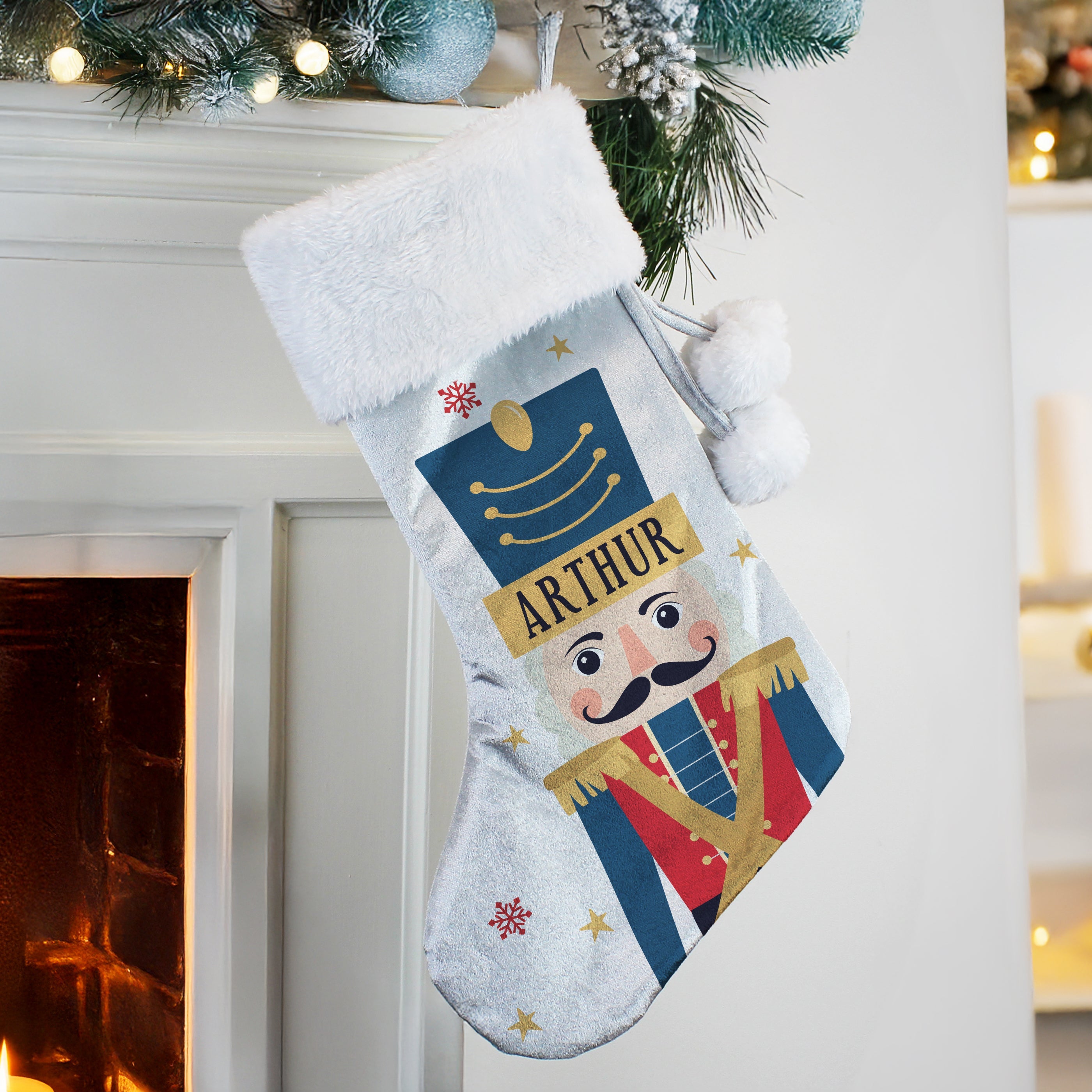Personalised Nutcracker Christmas Stocking - Shop Christmas Stockings At Gift Moments - 3
