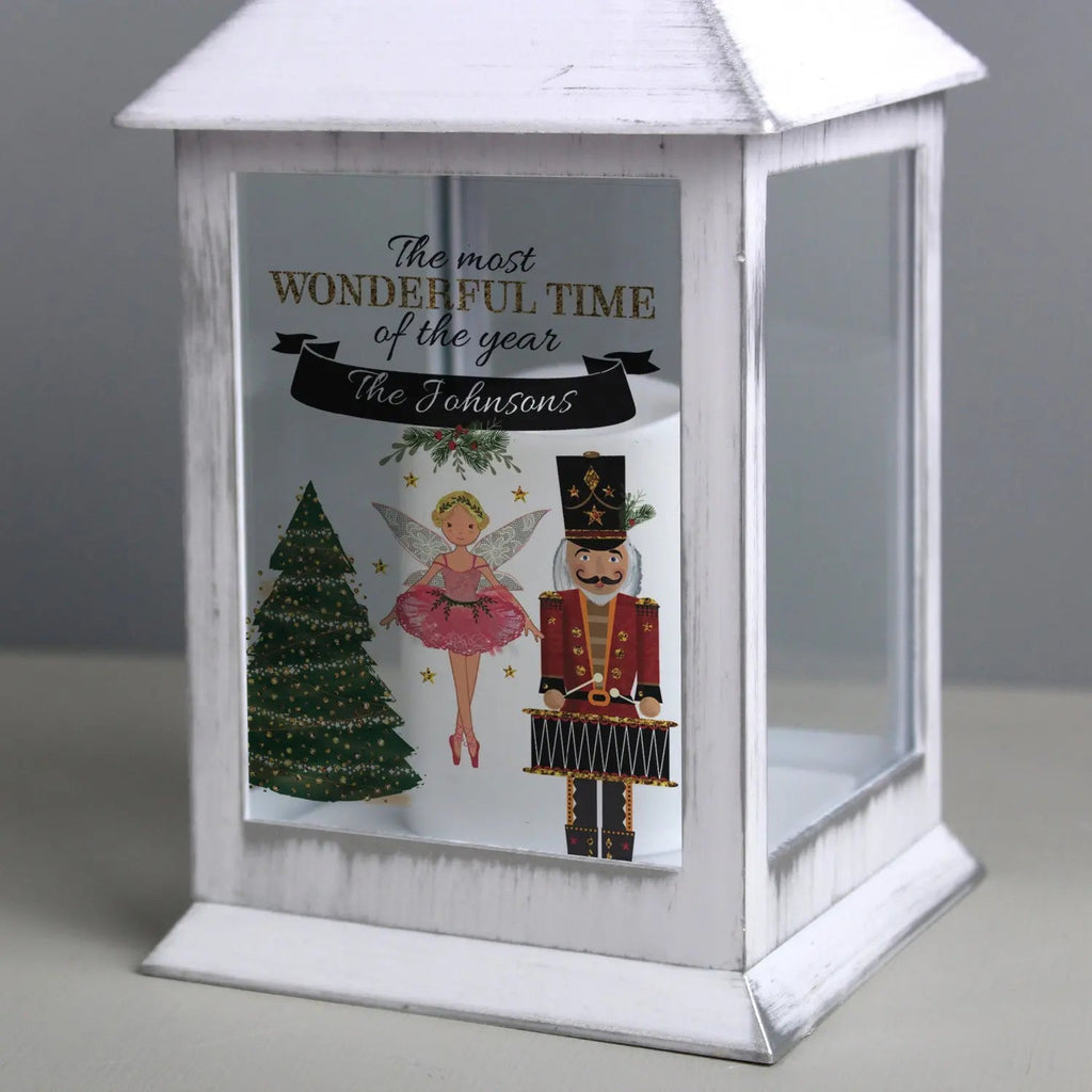 Personalised Nutcracker White Lantern - Shop LED Lighting At Gift Moments - 2