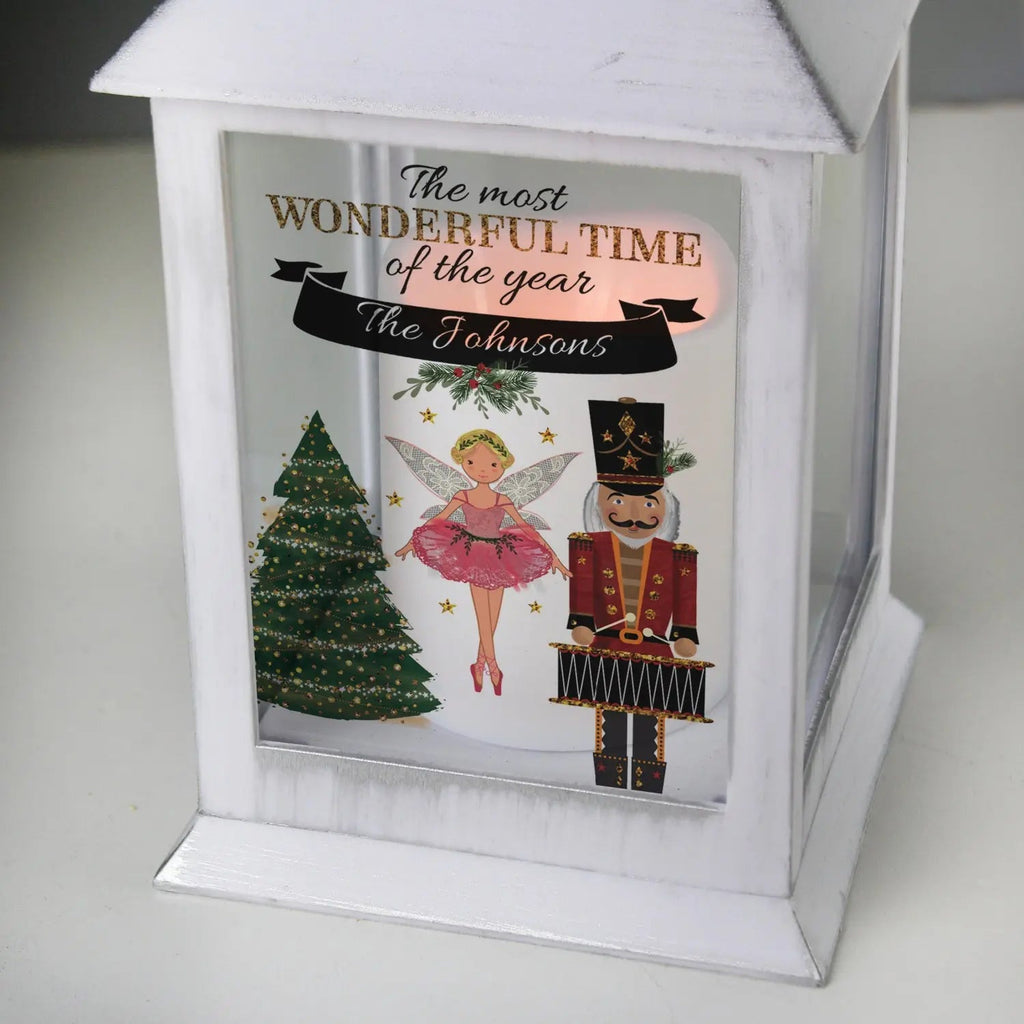 Personalised Nutcracker White Lantern - Shop LED Lighting At Gift Moments - 4