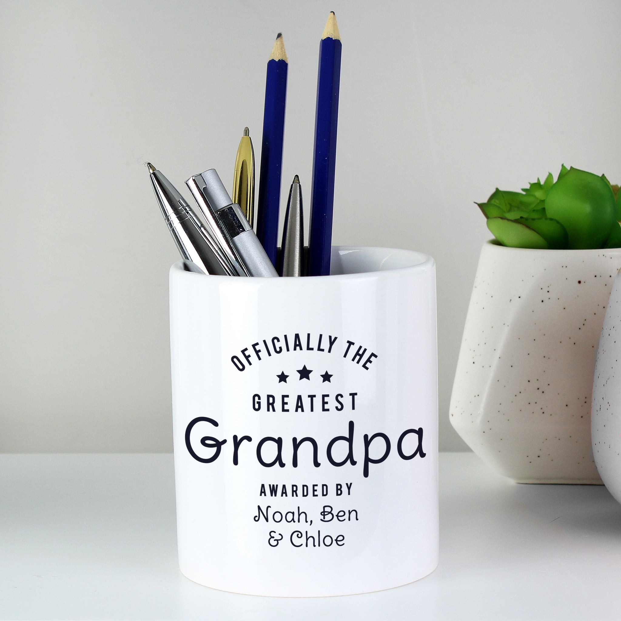 Personalised Officially The Greatest Ceramic Storage Pot: 7 - Storage By Gift Moments