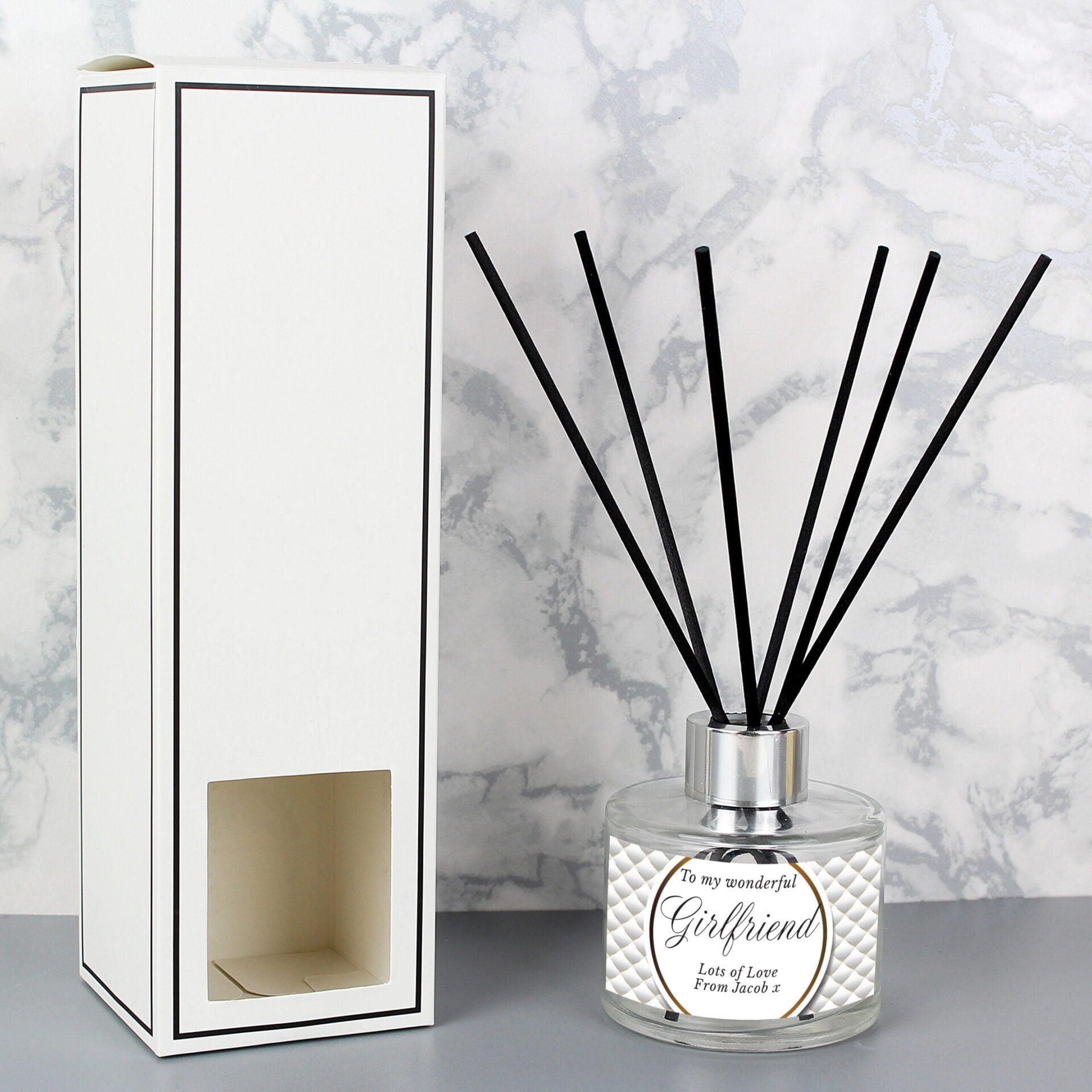 Personalised Opulent Reed Diffuser: 1 - Reed Diffusers By Gift Moments