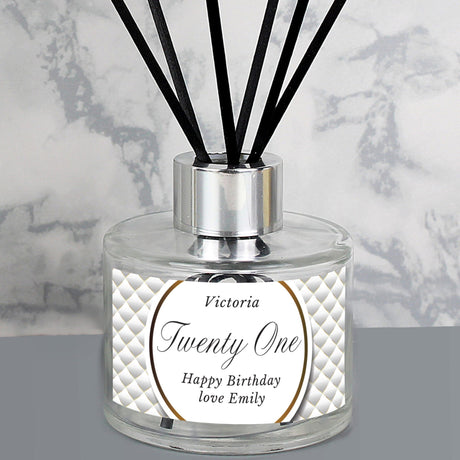 Personalised Opulent Reed Diffuser: 2 - Reed Diffusers By Gift Moments