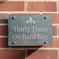 Personalised Ornate Slate House Sign - Shop Signs & Plaques At Gift Moments - 1