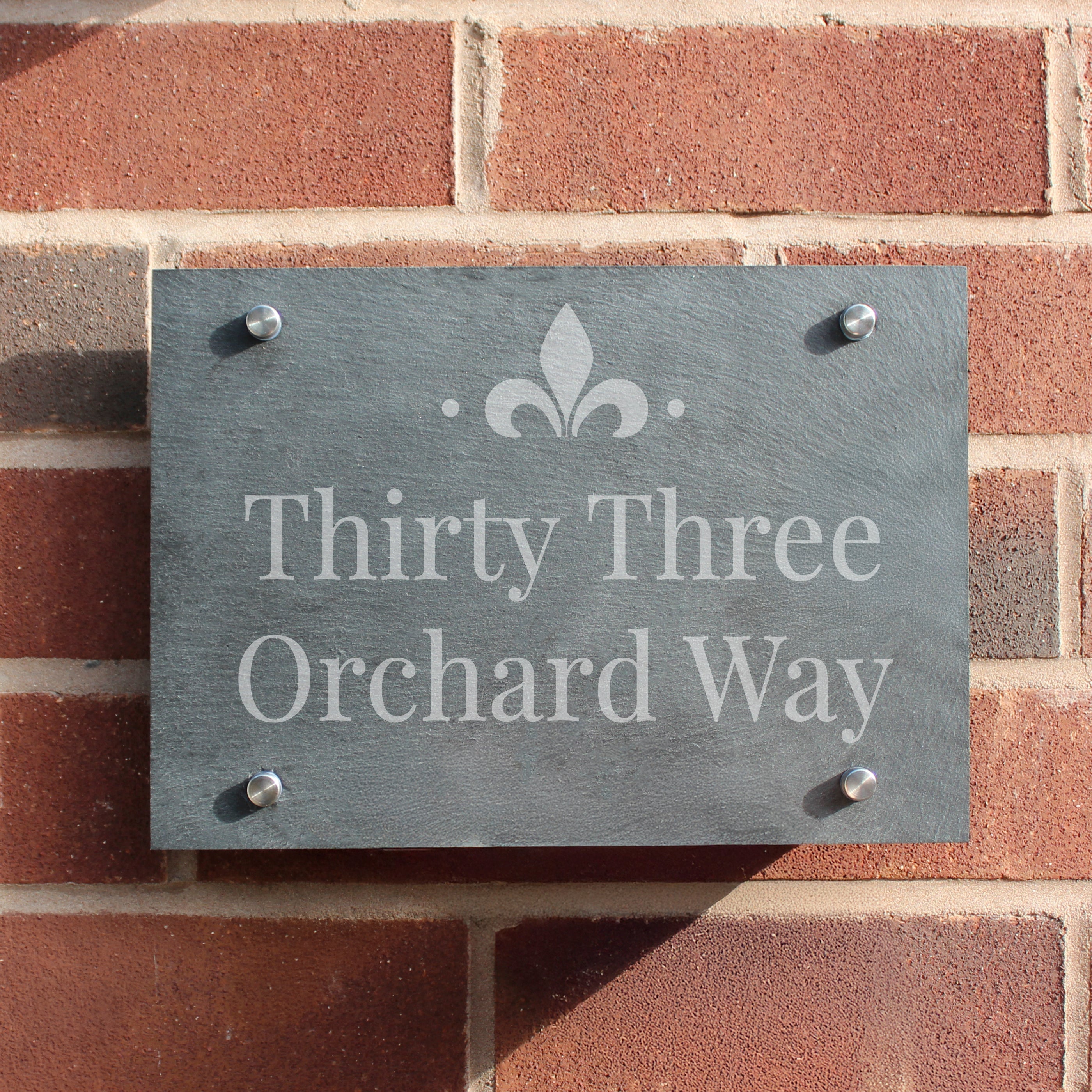 Personalised Ornate Slate House Sign - Shop Signs & Plaques At Gift Moments - 1