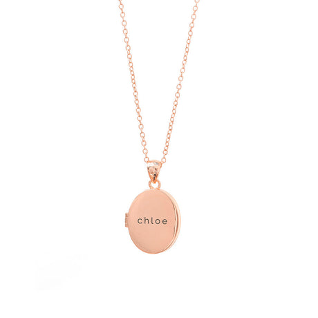 Personalised Oval Photo Locket Pendant Necklaces: 15 - Necklaces By Gift Moments