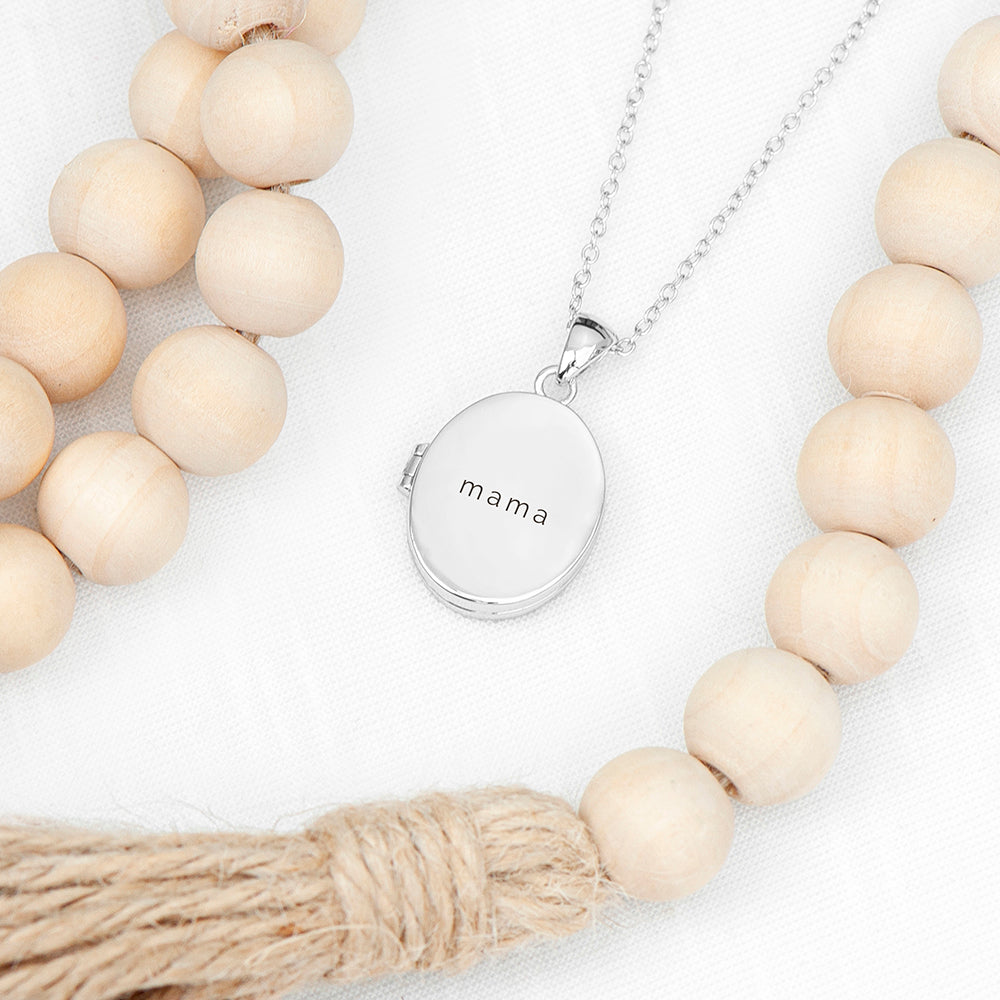 Personalised Oval Photo Locket Pendant Necklaces: 2 - Necklaces By Gift Moments