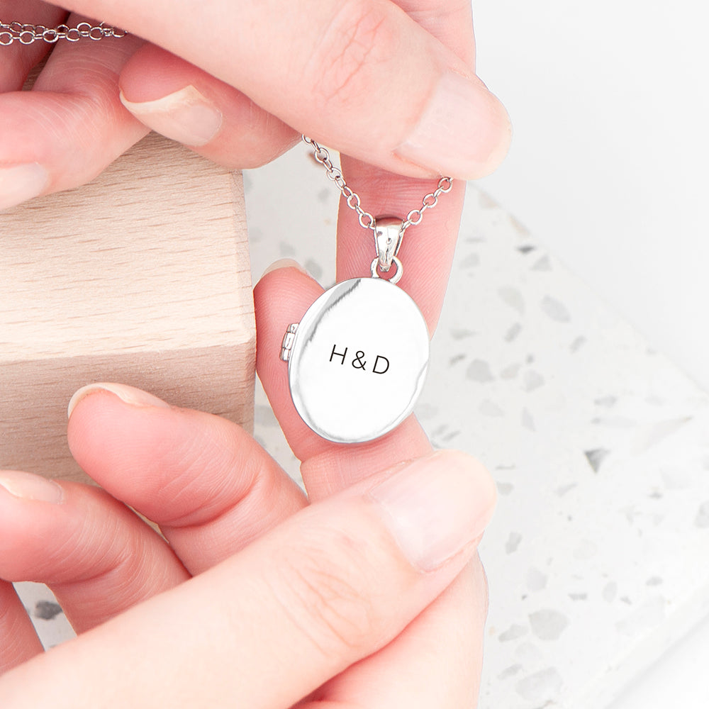 Personalised Oval Photo Locket Pendant Necklaces: 5 - Necklaces By Gift Moments