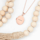 Personalised Oval Photo Locket Pendant Necklaces: 3 - Necklaces By Gift Moments