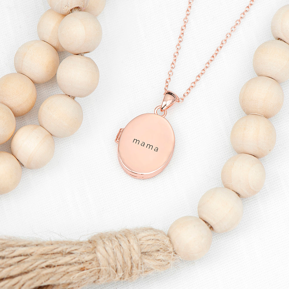 Personalised Oval Photo Locket Pendant Necklaces: 3 - Necklaces By Gift Moments