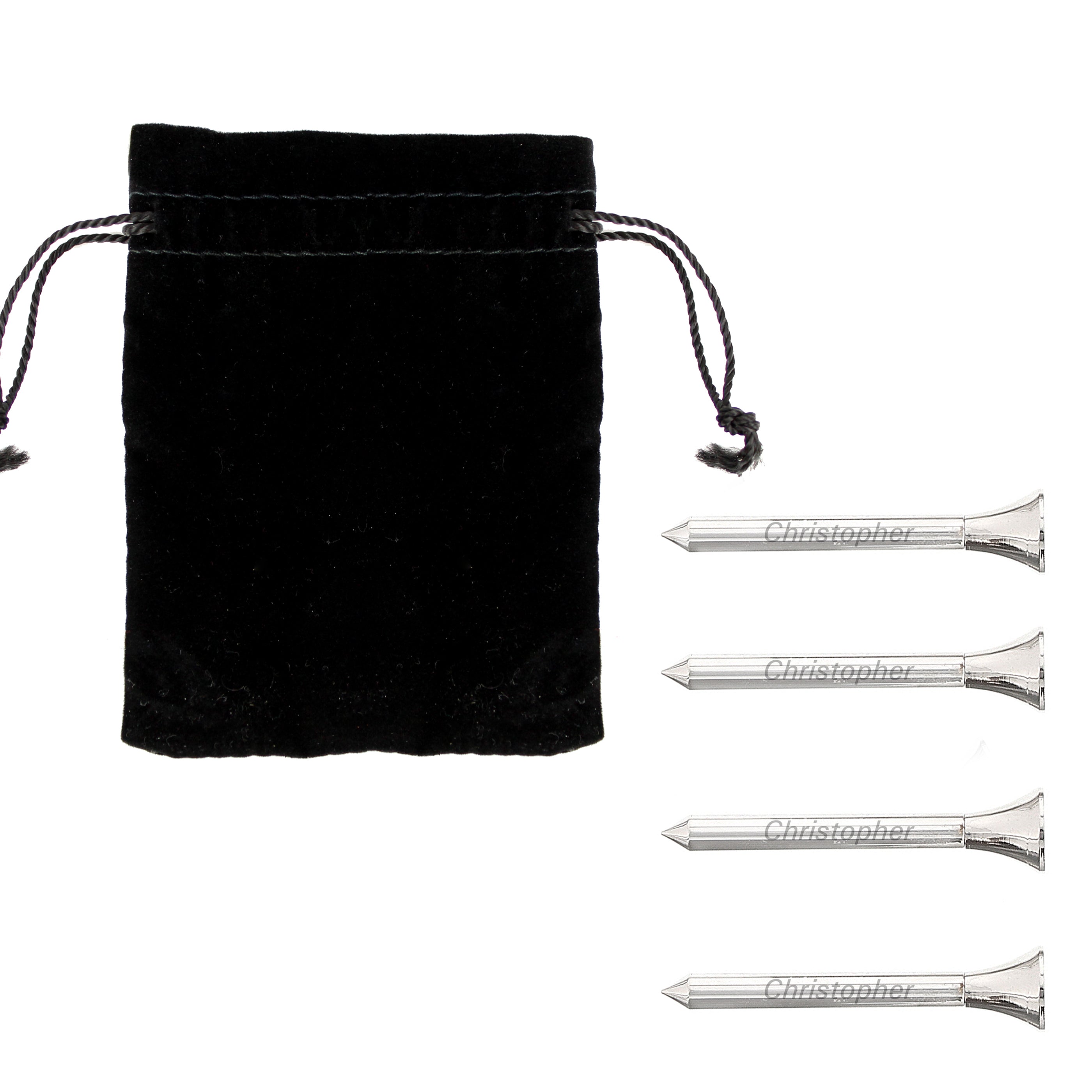 Personalised Pack of 4 Golf Tees - Shop Golf Tees & Markers At Gift Moments - 5