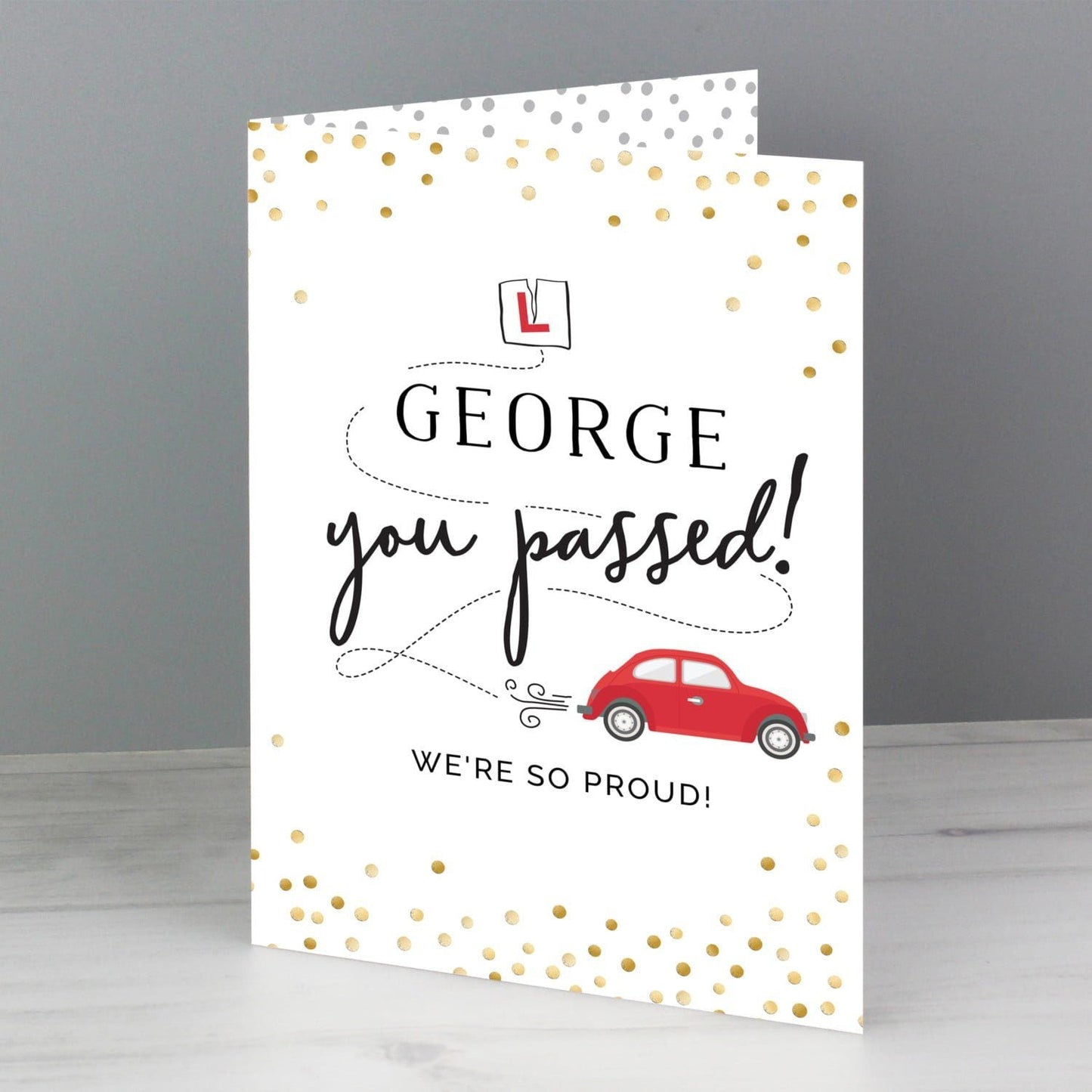 Personalised Passed Driving Test Card: 2 - Greeting Cards By Gift Moments