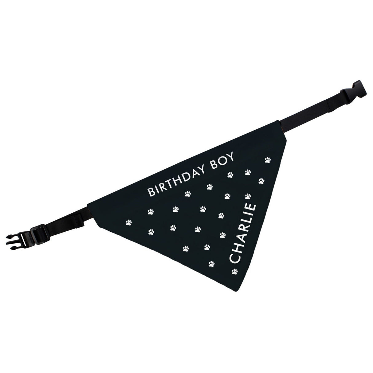 Personalised Prince Paw Print Dog Bandana: 4 - Pet Products By Gift Moments