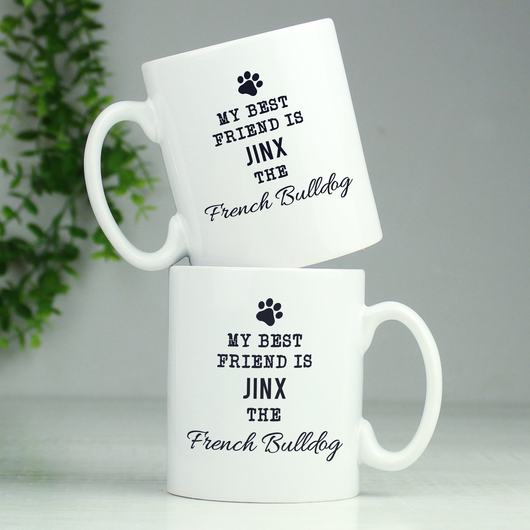 Personalised Paw Print Dog Breed Mug: 3 - Mugs By Gift Moments