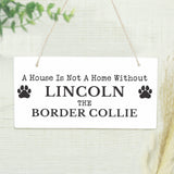 Personalised Paw Print Dog Breed Wooden Sign: 3 - Signs & Plaques By Gift Moments