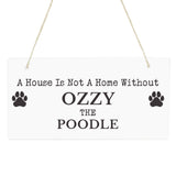 Personalised Paw Print Dog Breed Wooden Sign: 5 - Signs & Plaques By Gift Moments