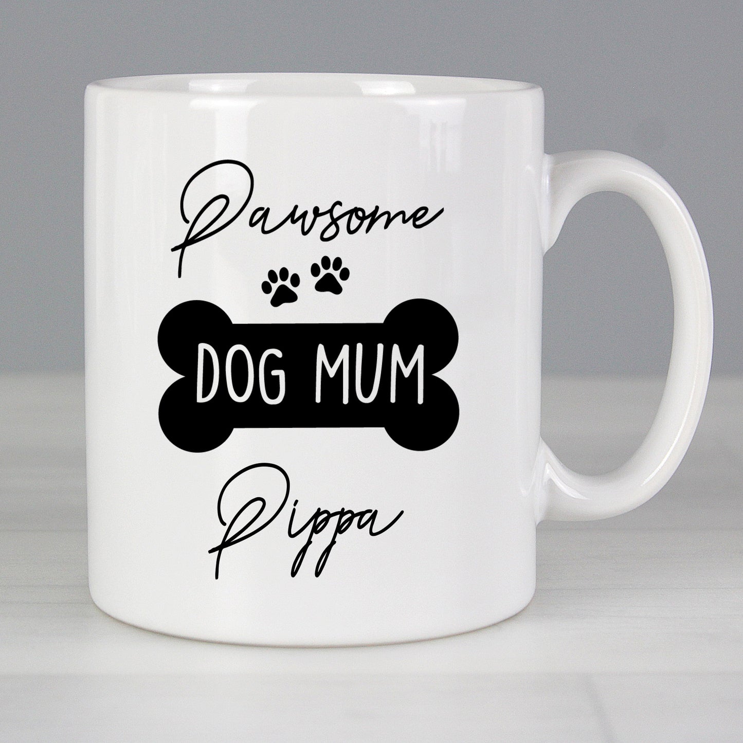Personalised Pawsome Dog Mum Mug: 3 - Mugs By Gift Moments