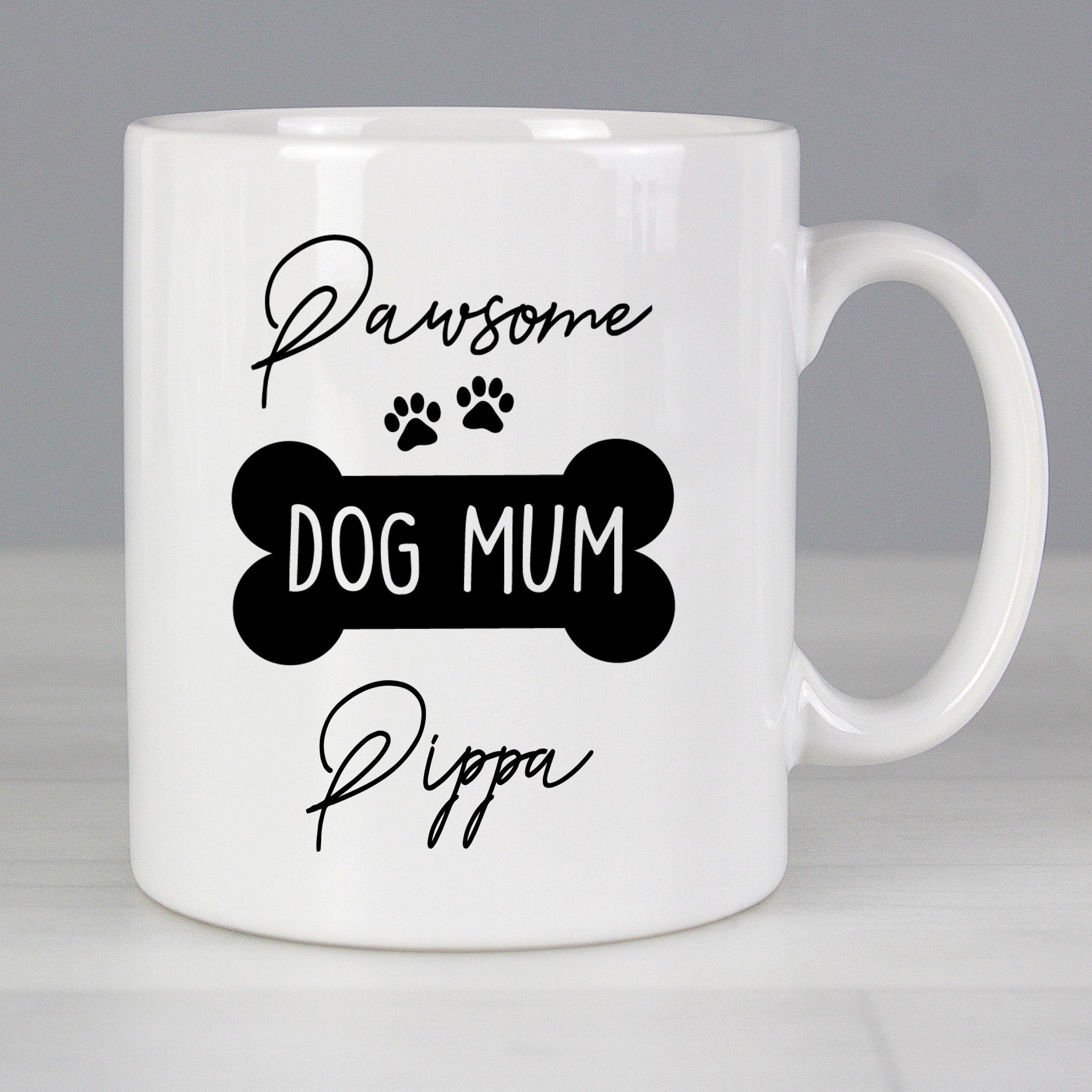 Personalised Pawsome Dog Mum Mug: 3 - Mugs By Gift Moments