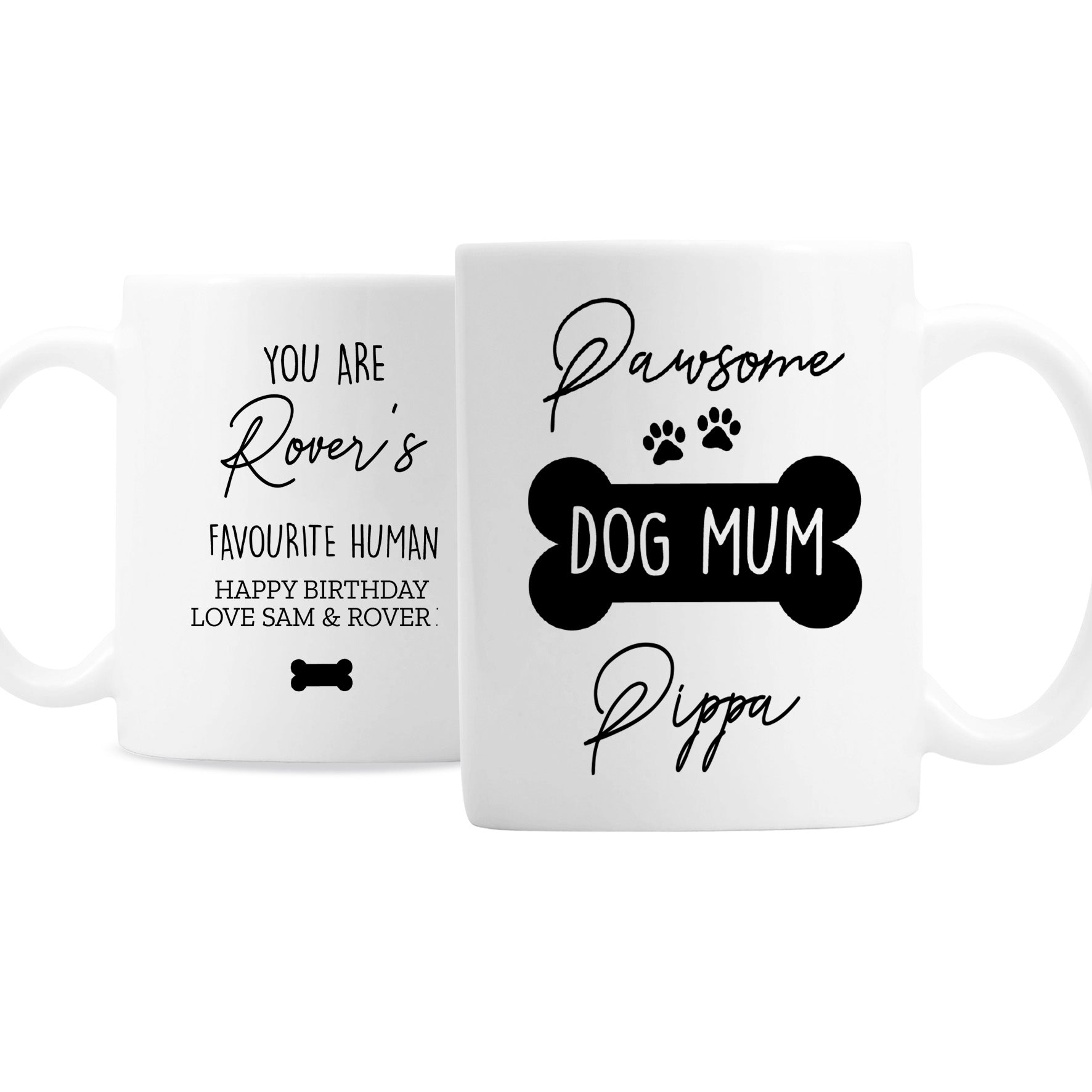 Personalised Pawsome Dog Mum Mug: 4 - Mugs By Gift Moments