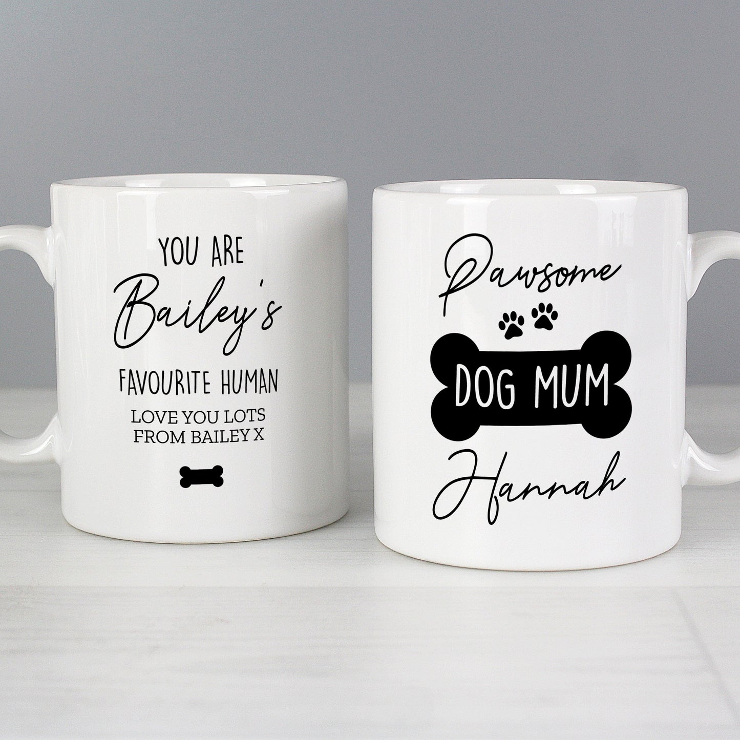 Personalised Pawsome Dog Mum Mug: 2 - Mugs By Gift Moments