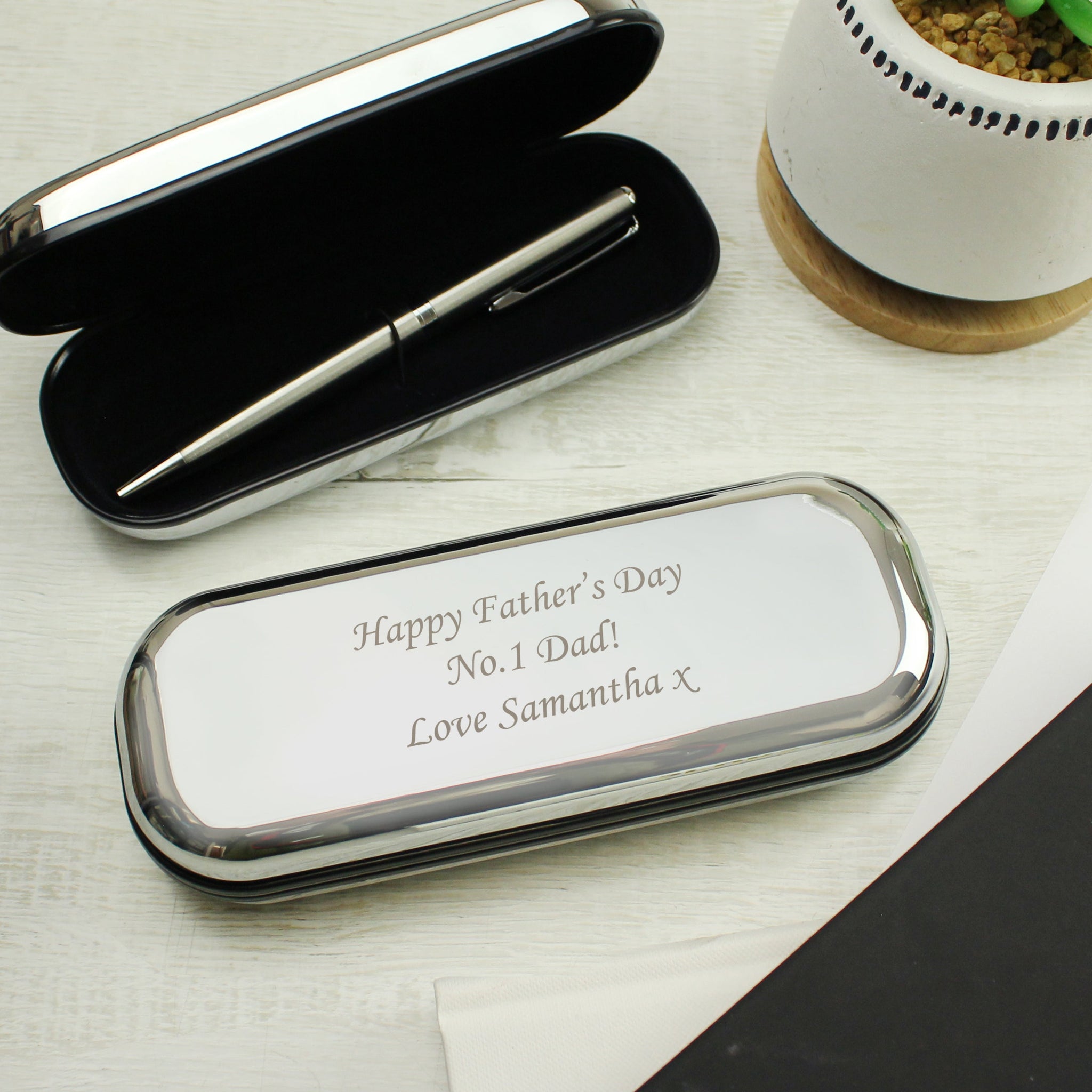 Personalised Pen and Box Set: 3 - Pens & Pencils By Gift Moments