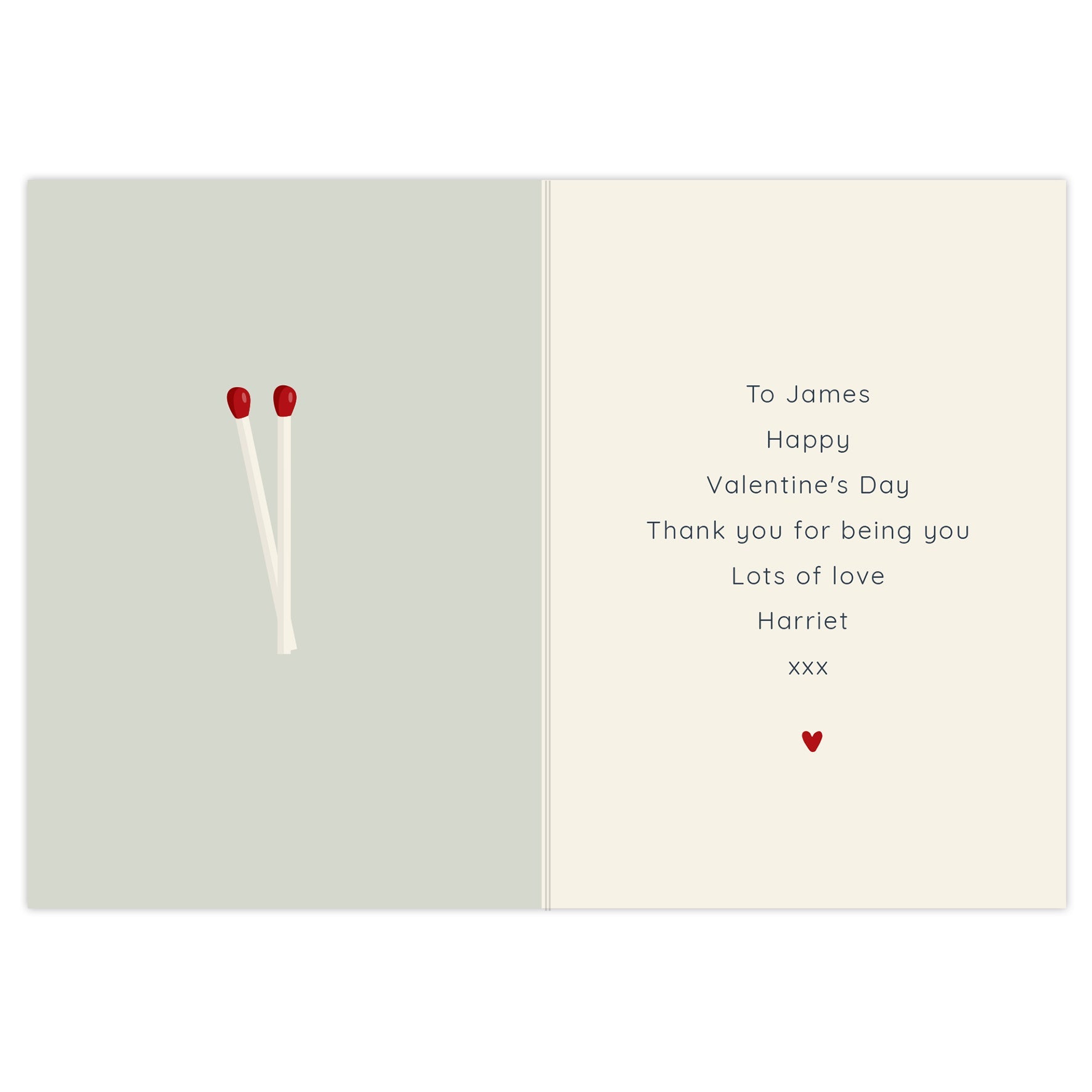 Personalised The Perfect Match Card: 3 - Greeting Cards By Gift Moments