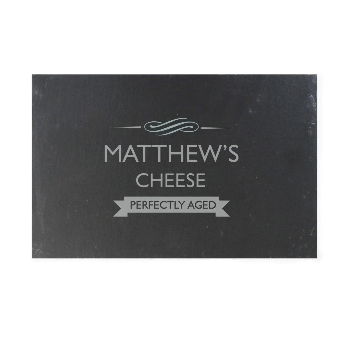 Personalised Perfectly Aged Slate Cheese Board: 2 - Cheese Boards By Gift Moments