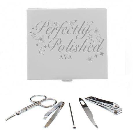 Personalised Perfectly Polished Manicure Set: 4 - Accessories By Gift Moments