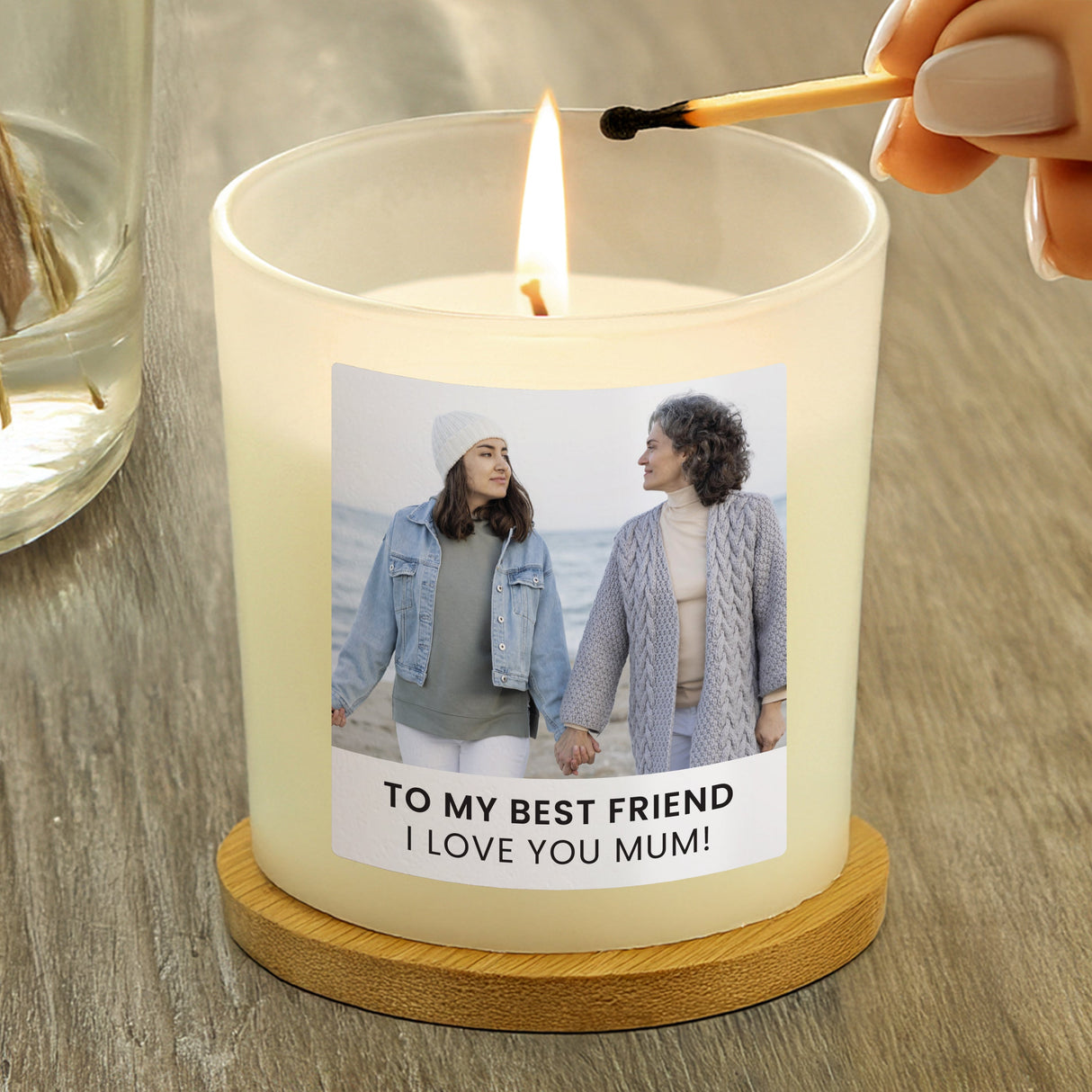 Personalised Photo Candle Jar: 4 - Candles By Gift Moments