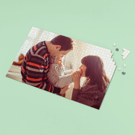 Personalised Photo Jigsaw Puzzle: 7 Small 500 piece Puzzles & Games By Gift Moments