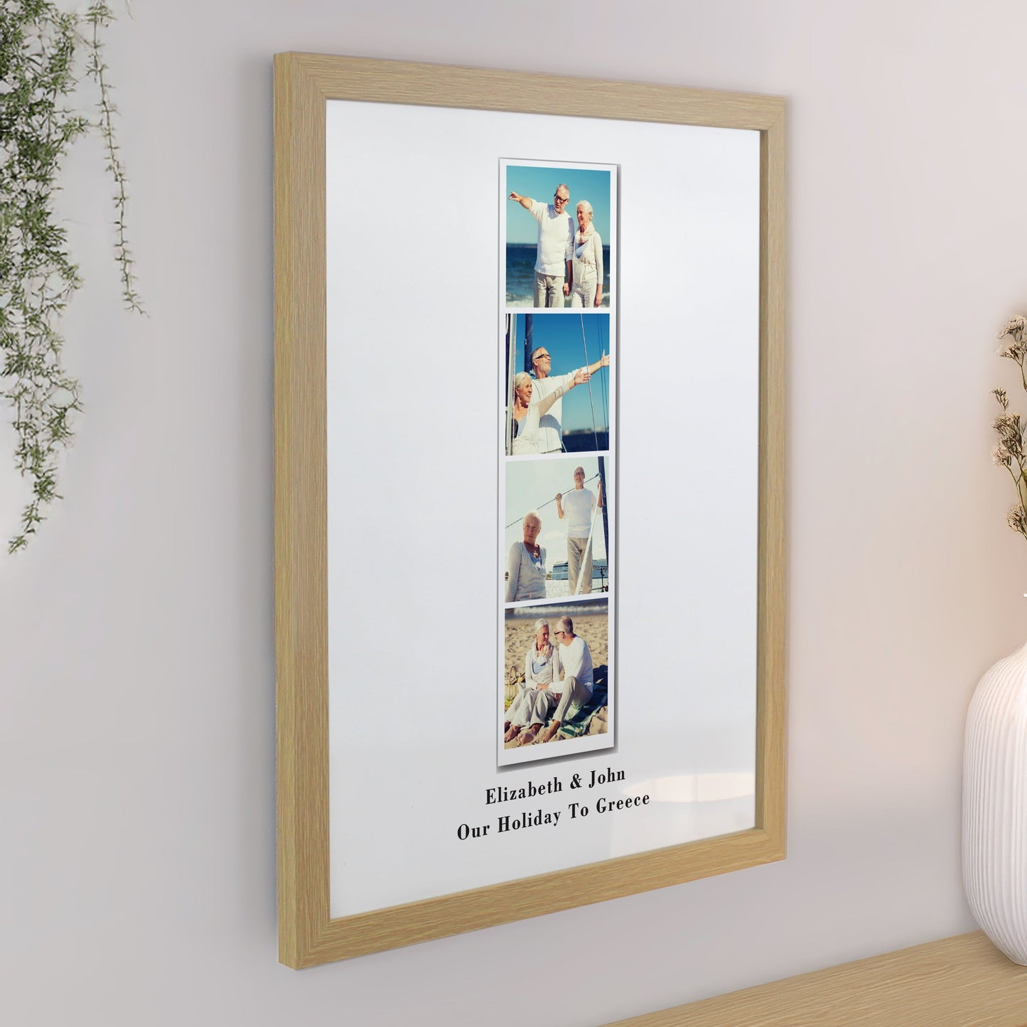 Personalised Photo Strip Framed Prints: 4 - Framed Prints By Gift Moments