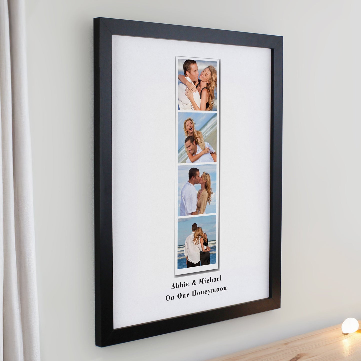 Personalised Photo Strip Framed Prints: 5 - Framed Prints By Gift Moments