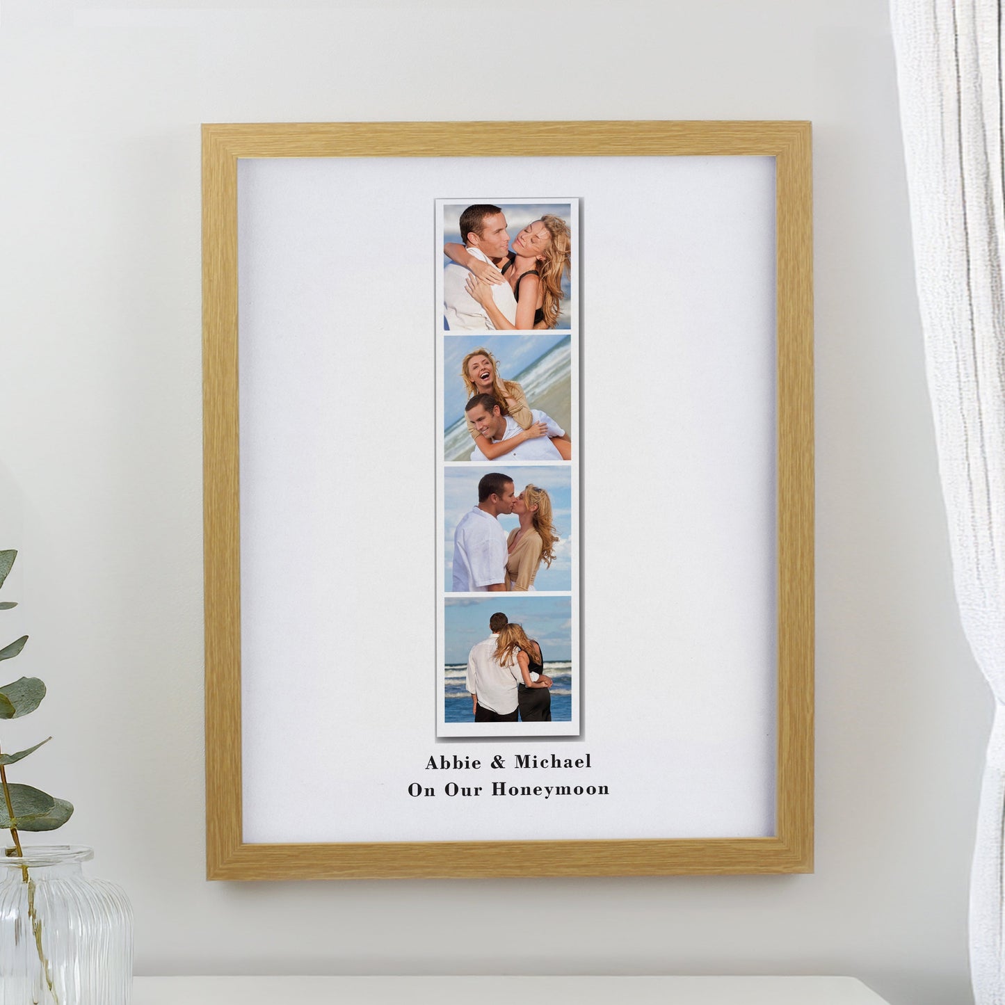 Personalised Photo Strip Framed Prints: 7 - Framed Prints By Gift Moments
