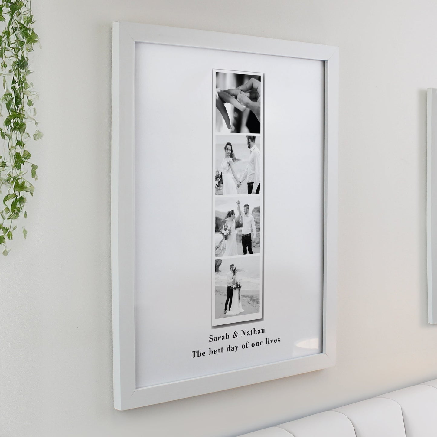Personalised Photo Strip Framed Prints: 6 - Framed Prints By Gift Moments