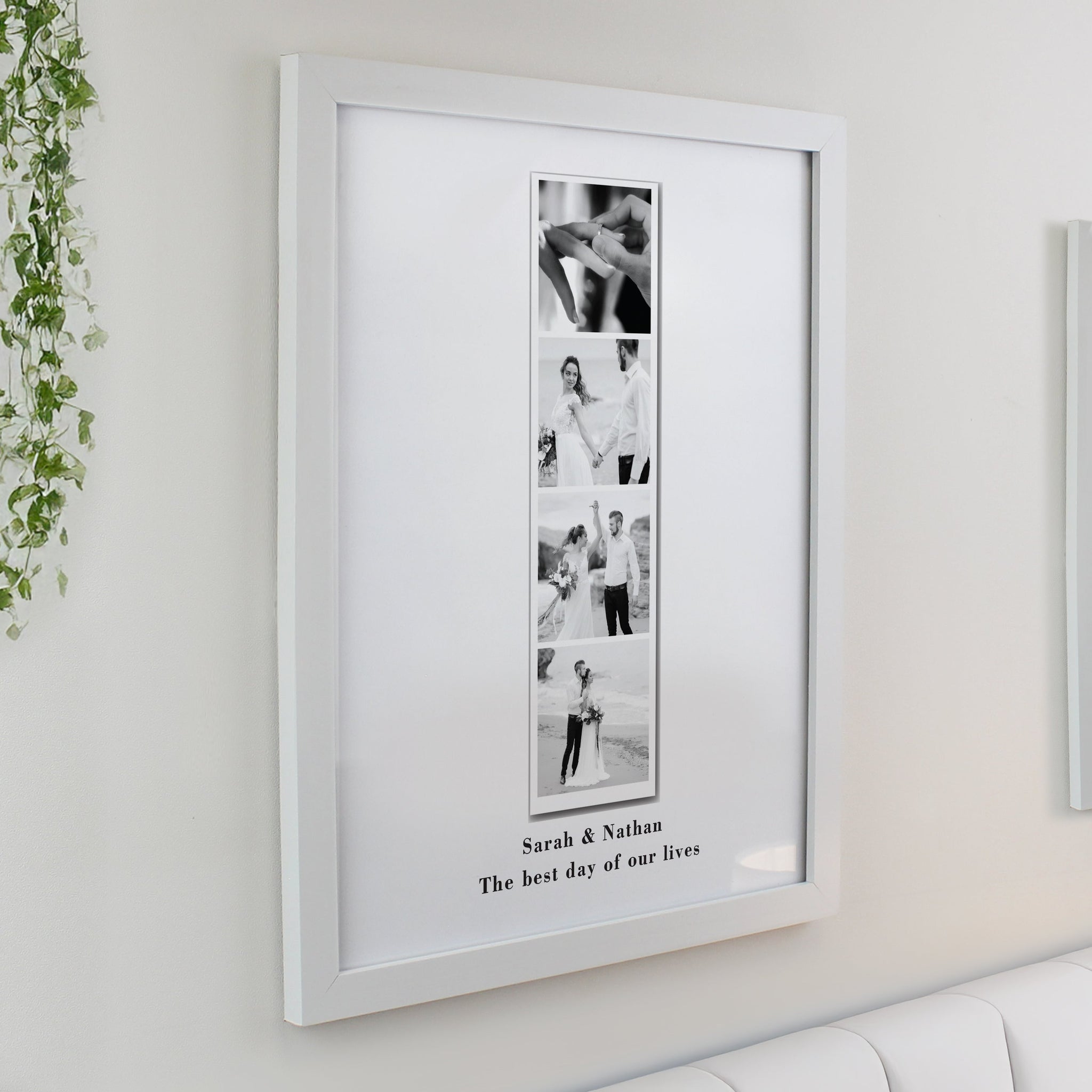 Personalised Photo Strip Framed Prints: 6 - Framed Prints By Gift Moments